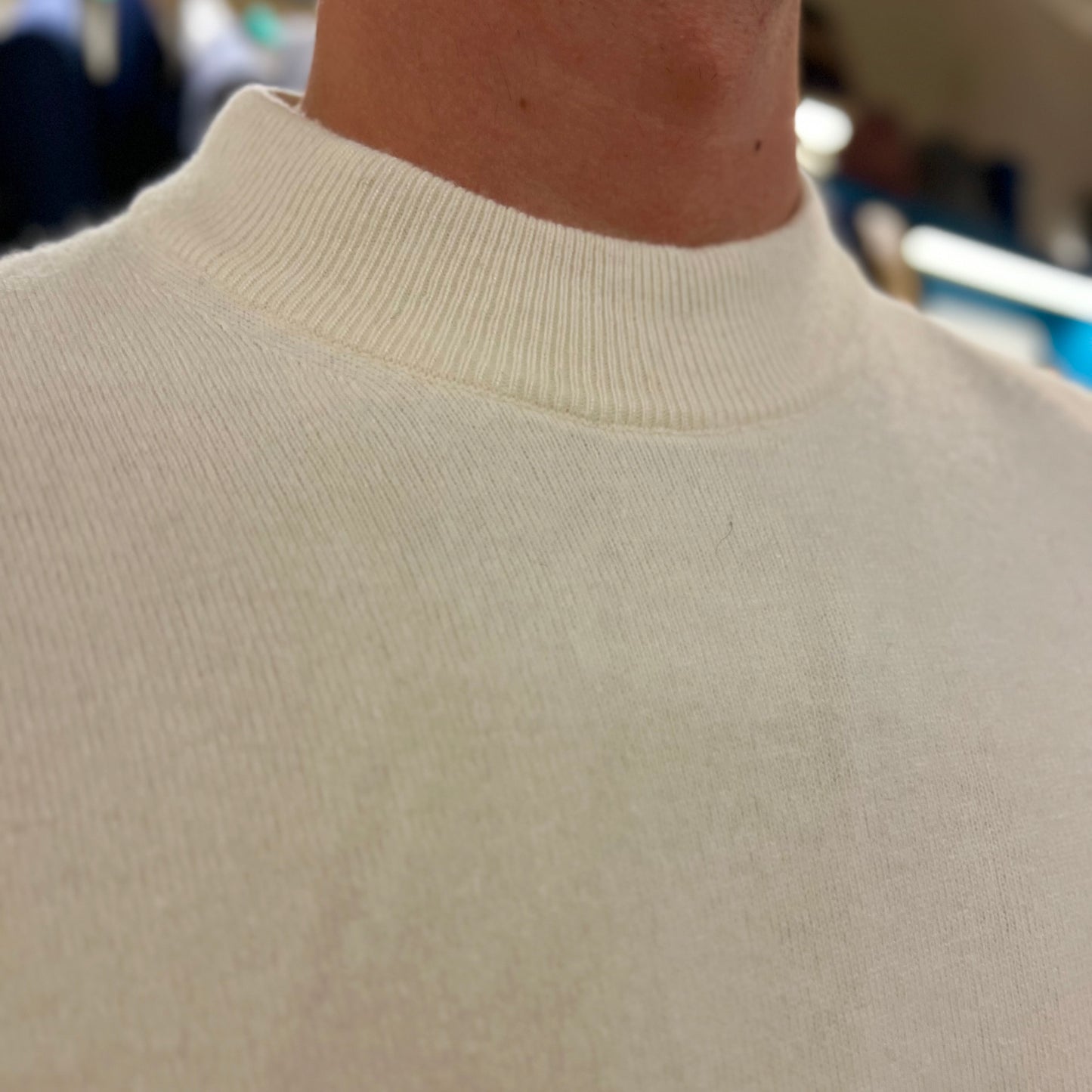 MANCINI MEZZO COLLO  – maglione cashmere sartoriale