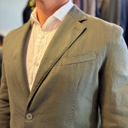 MIKE - giacca misto lino sartoriale