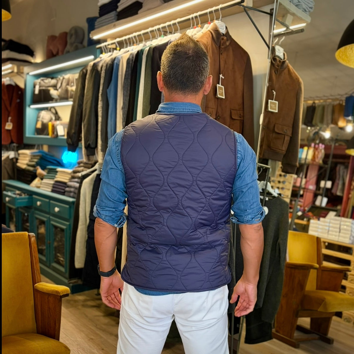 FREDDY - smanicato trapuntato sartoriale
