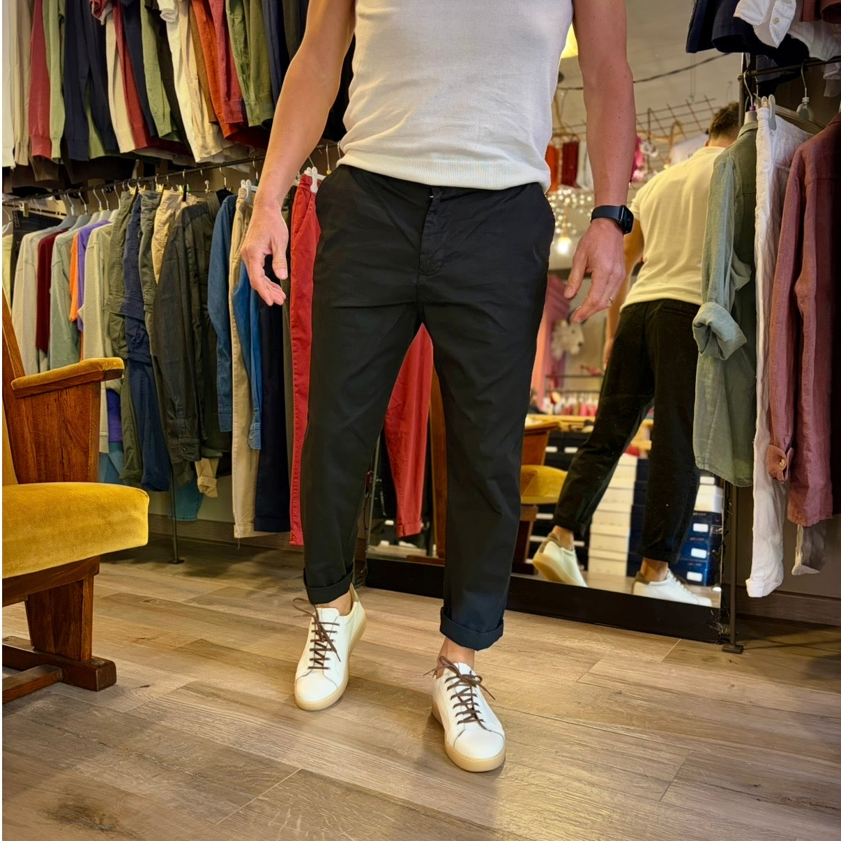 NOAH - pantalone loose fit leggero sartoriale