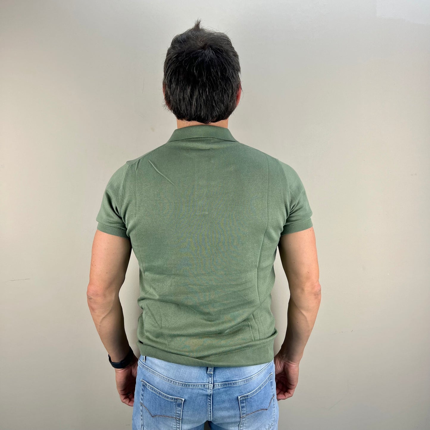 NICK - polo in maglia sartoriale