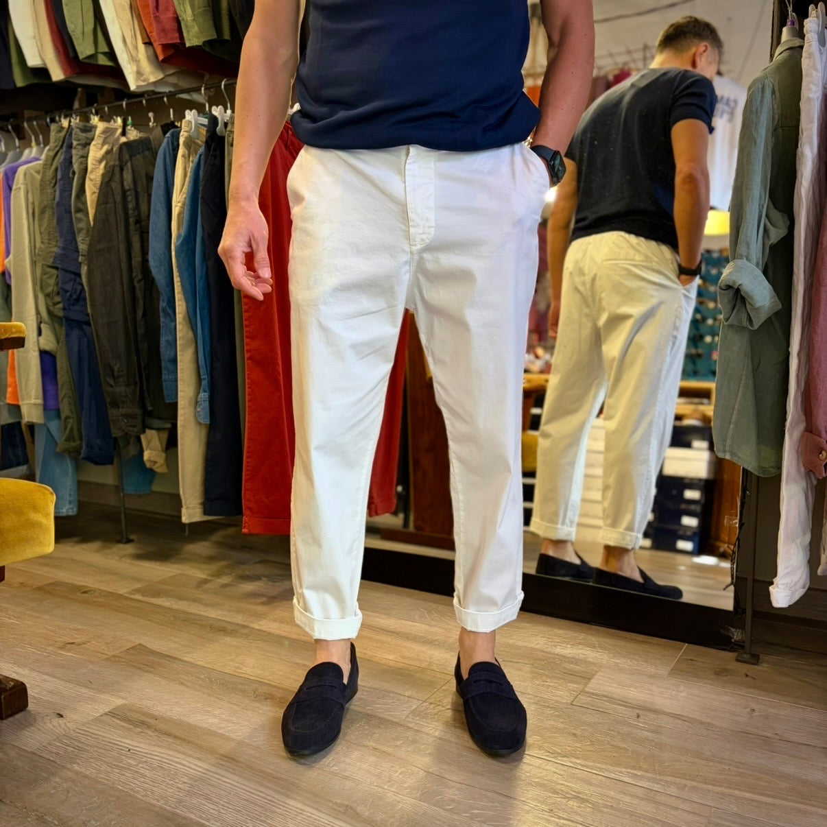 NOAH - pantalone loose fit leggero sartoriale