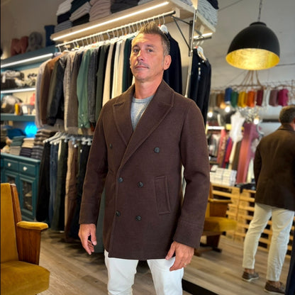 DUSTIN – cappotto corto doppiopetto sartoriale