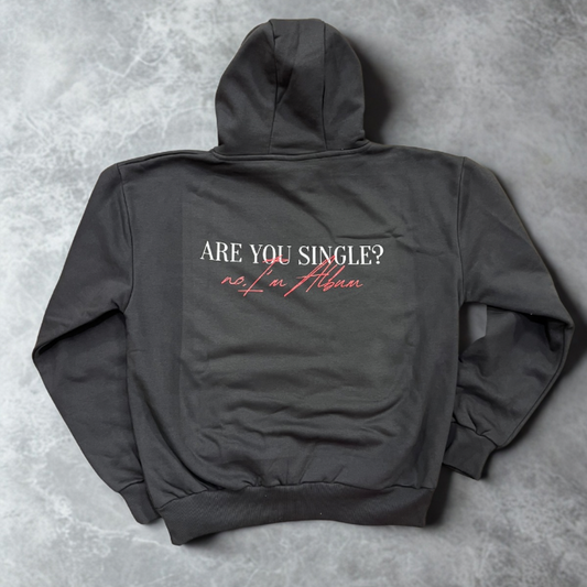 I’M ALBUM - felpa cappuccio antracite