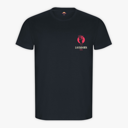TAROCCHI - t-shirt ebano con stampa
