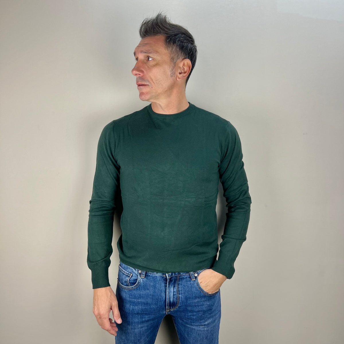 DUCA – maglioncino paricollo sartoriale