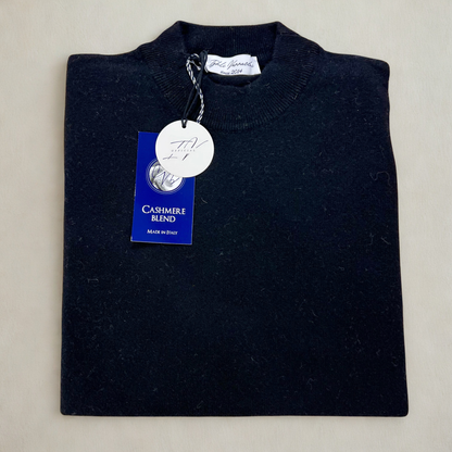 MANCINI MEZZO COLLO  – maglione cashmere sartoriale
