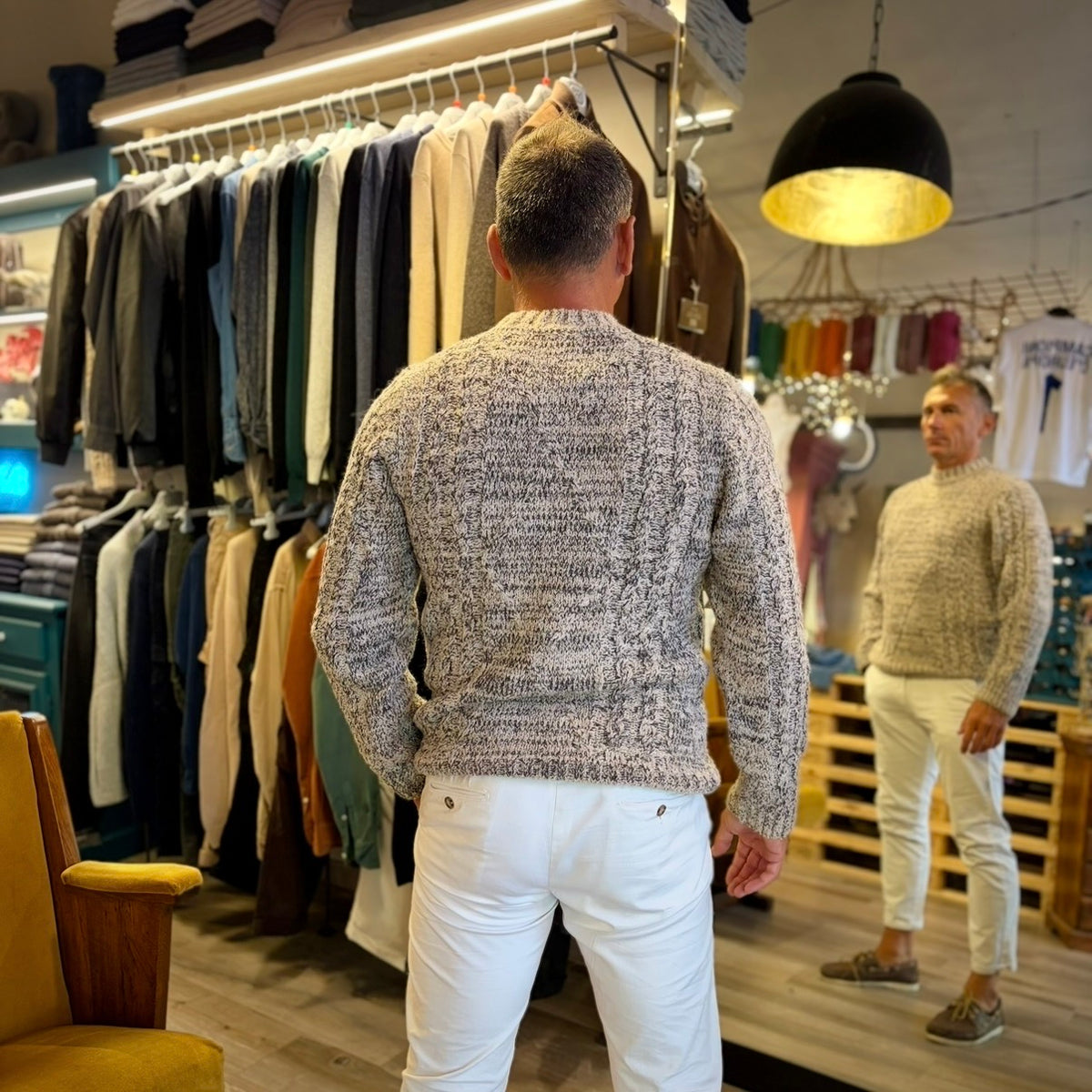HARRY - maglione lana lavorato sartoriale