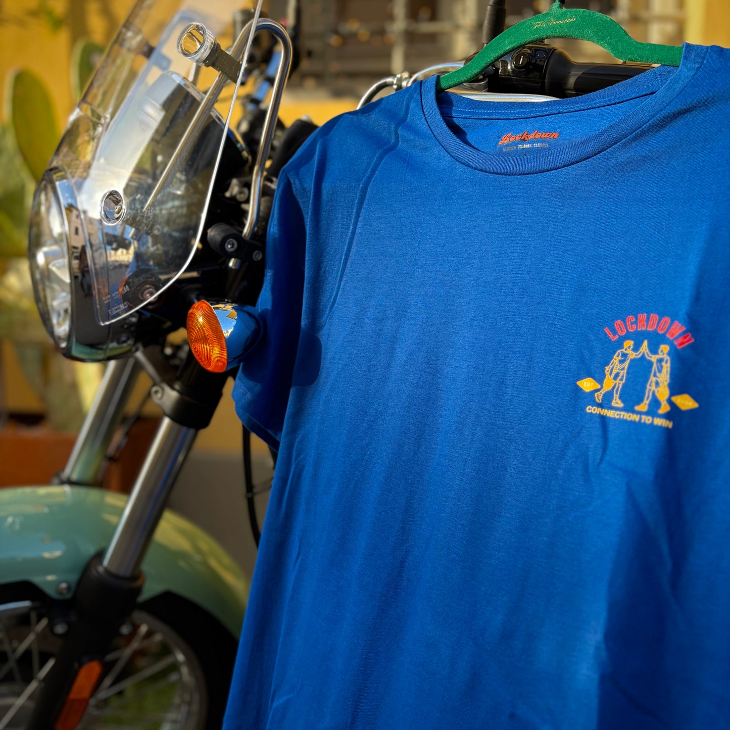 PADEL CONNECTION - t-shirt royal con stampa