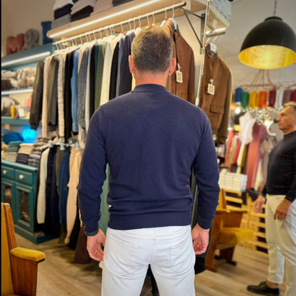 MANCINI LUPETTO  – maglione cashmere sartoriale