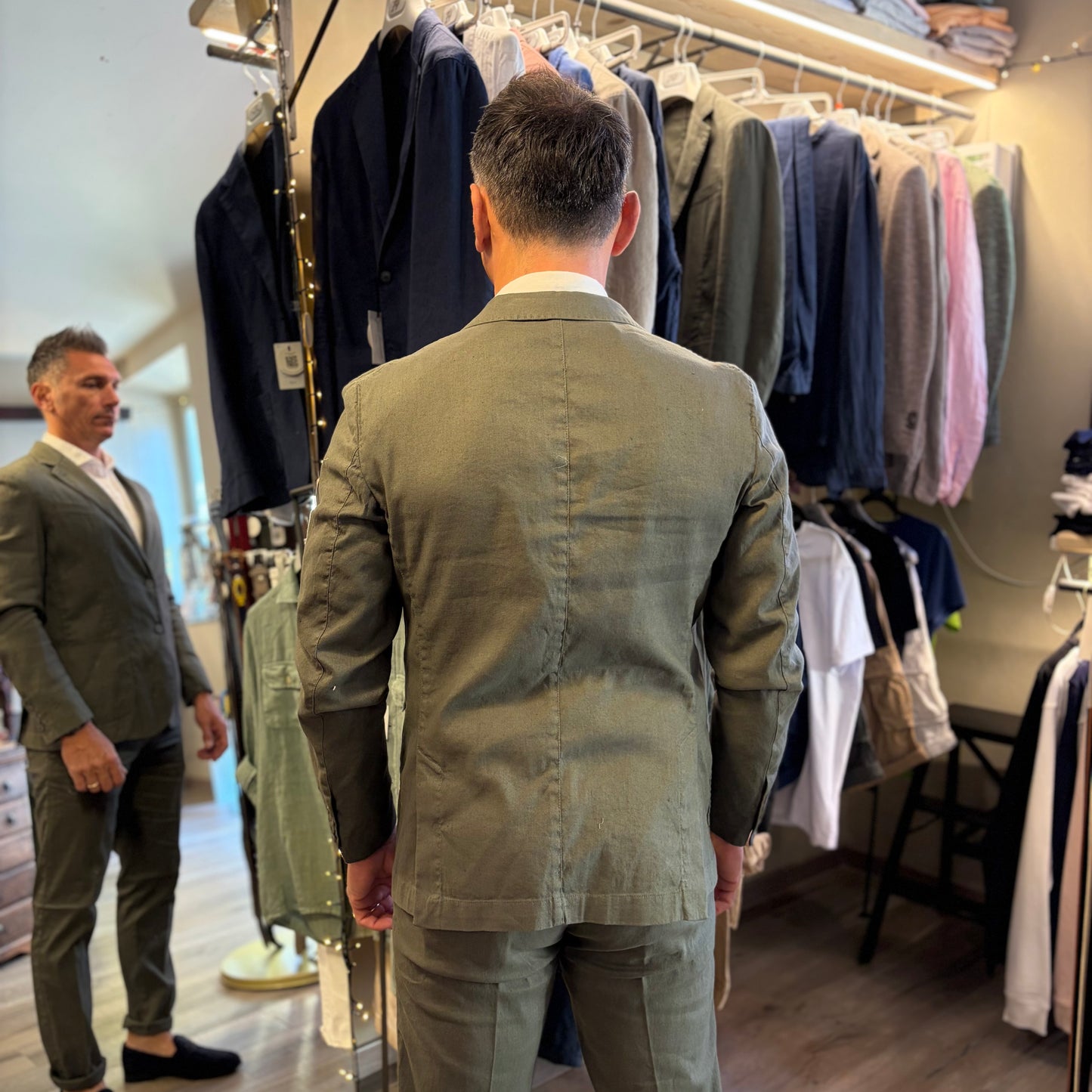 MIKE - giacca misto lino sartoriale