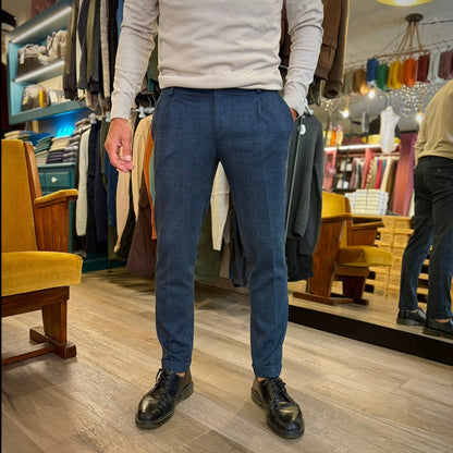 EDWARD – pantalone tartan sartoriale