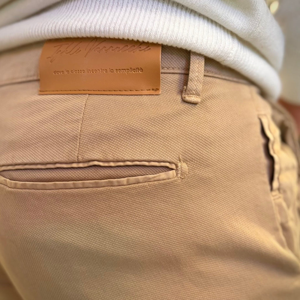CESAR – pantalone chino nido d’ape sartoriale