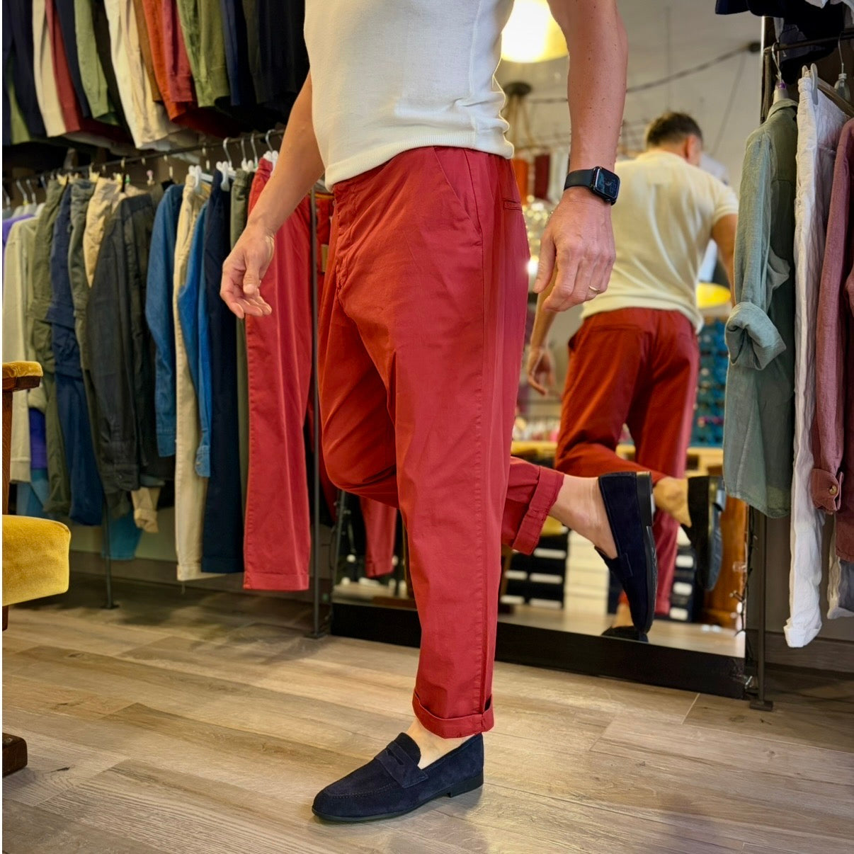 NOAH - pantalone loose fit leggero sartoriale