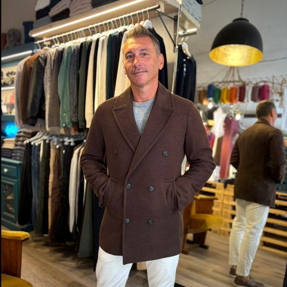DUSTIN – cappotto corto doppiopetto sartoriale