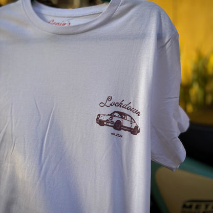 LA BELLA VITA - t-shirt bianca con stampa