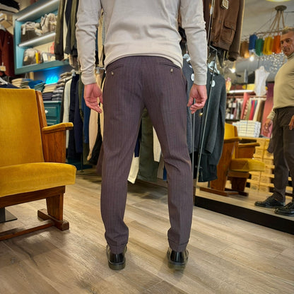 JENNA – pantalone gessato sartoriale