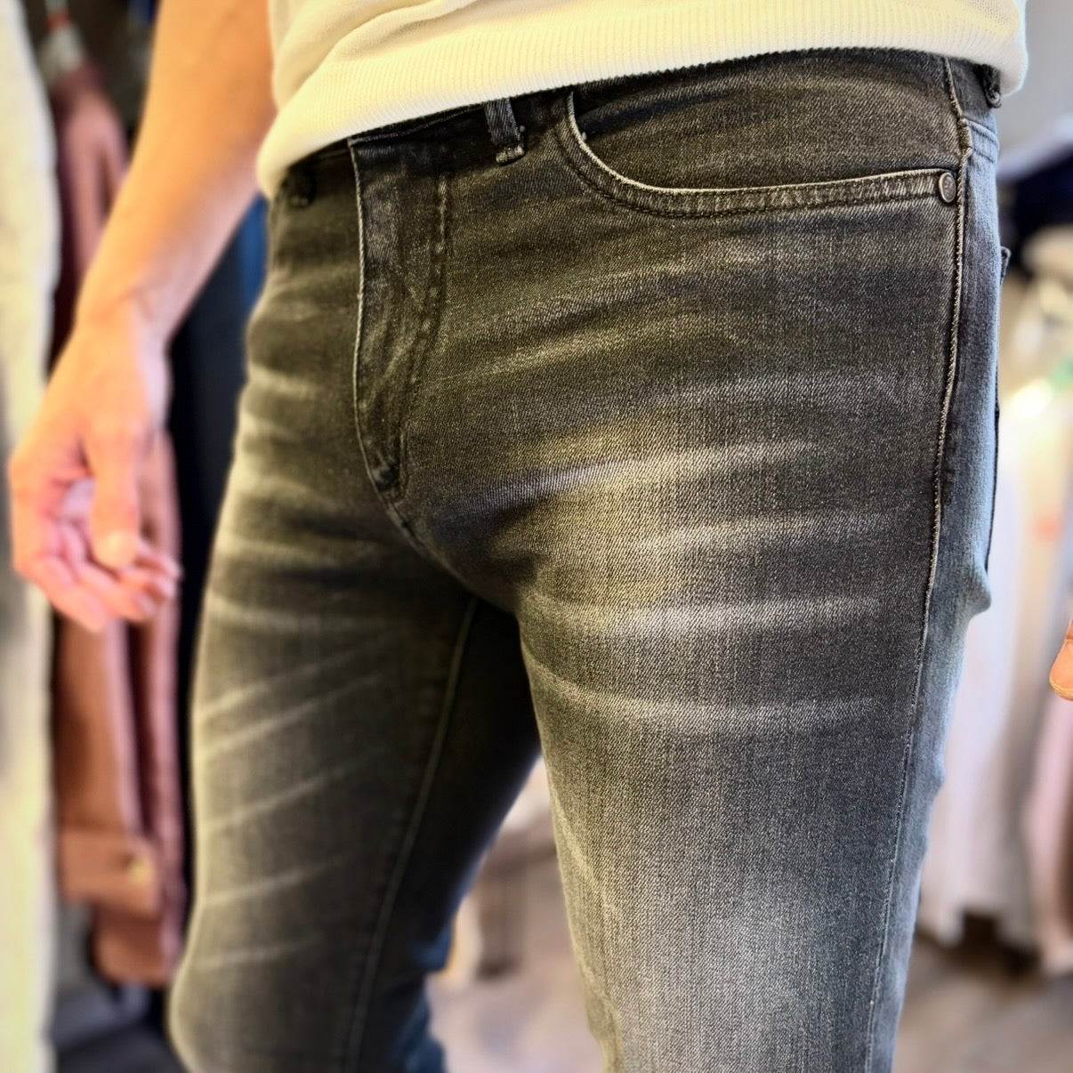 BECK - jeans sartoriale nero