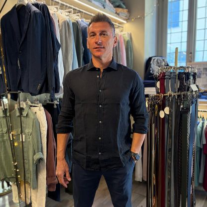 MOU - camicia lino sartoriale