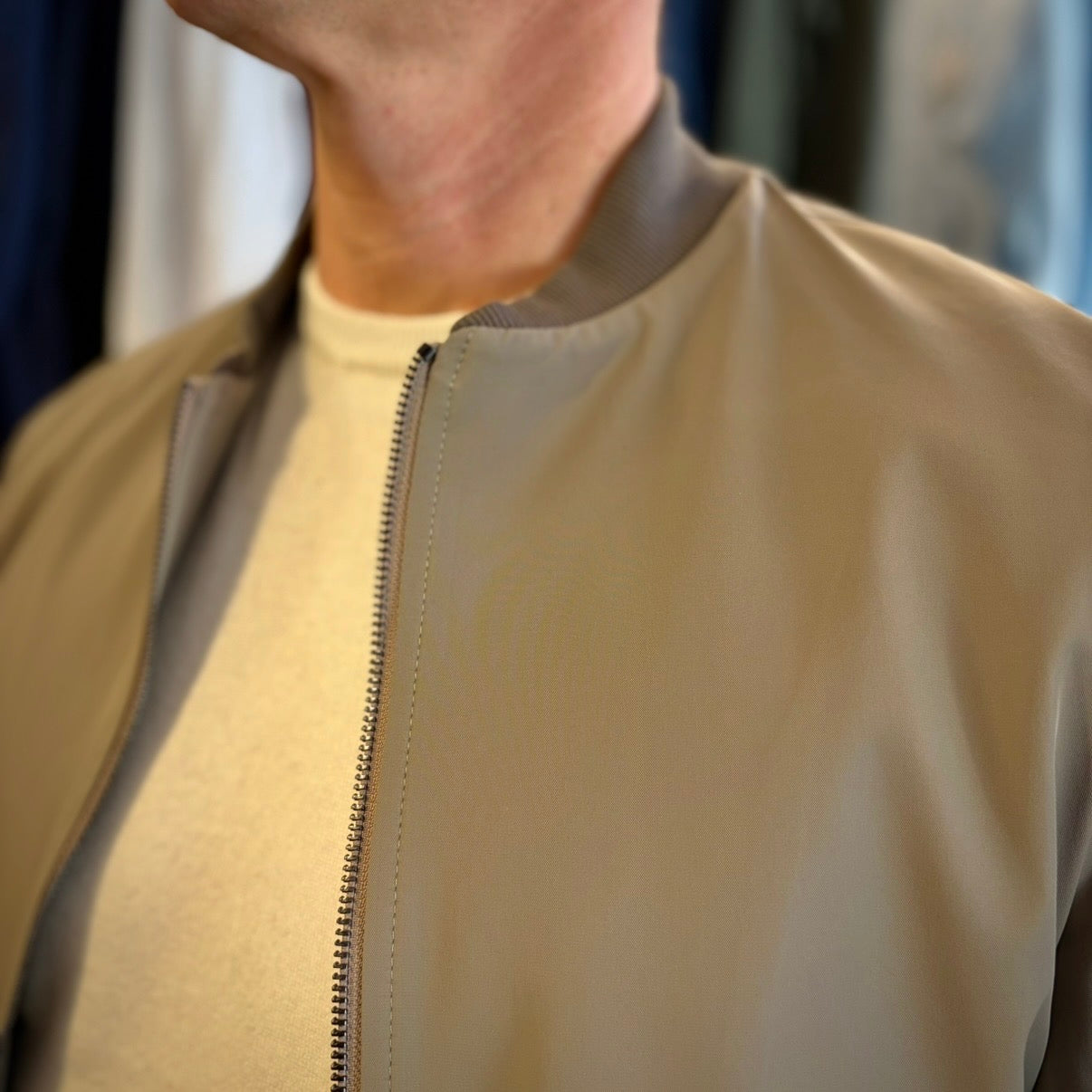 TOP PLAYER BOMBER - giacca sartoriale leggera no stiro