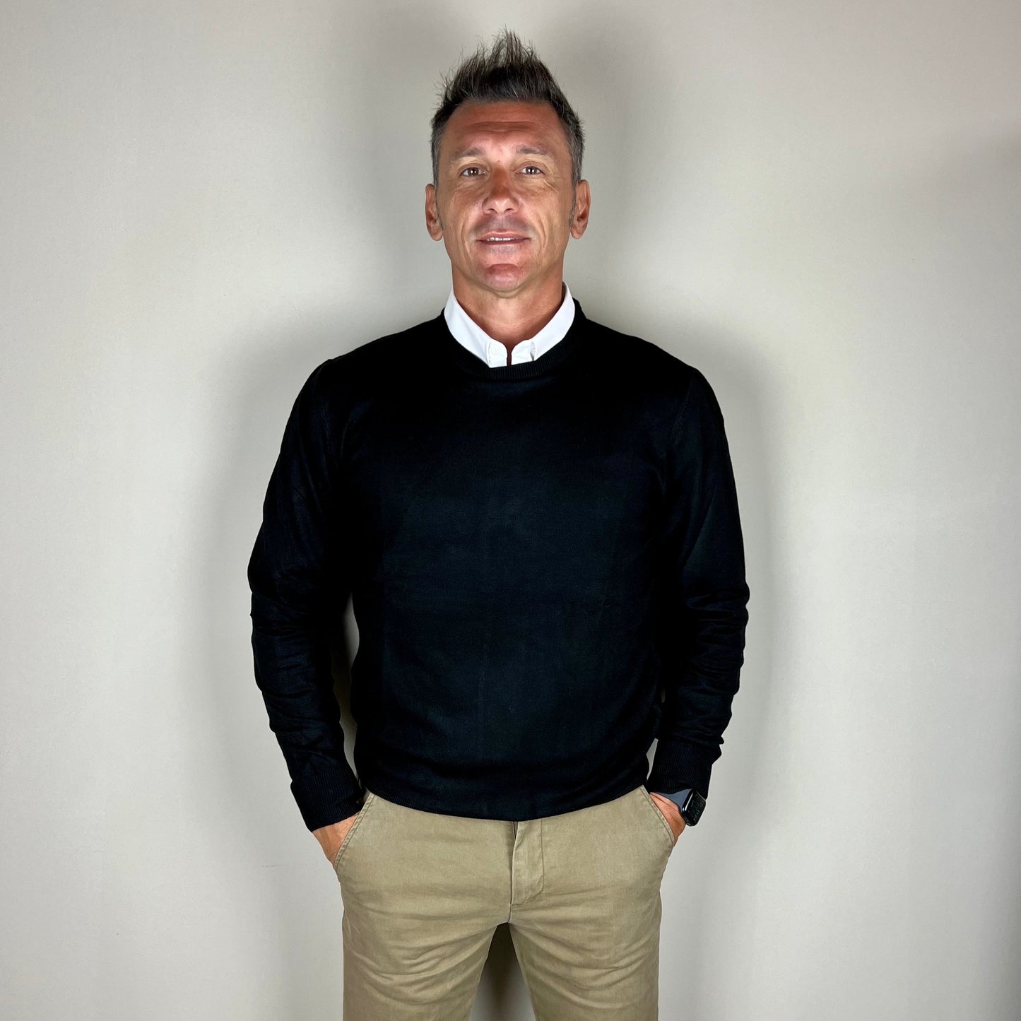 DUCA – maglioncino paricollo sartoriale