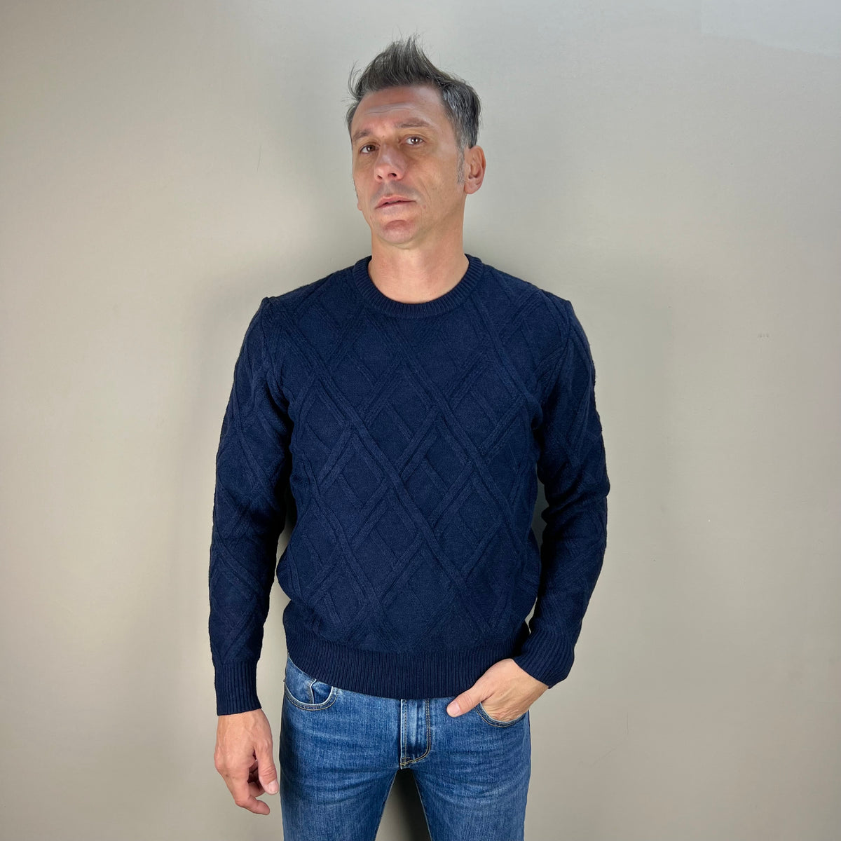 LUCAS  – maglione intrecciato