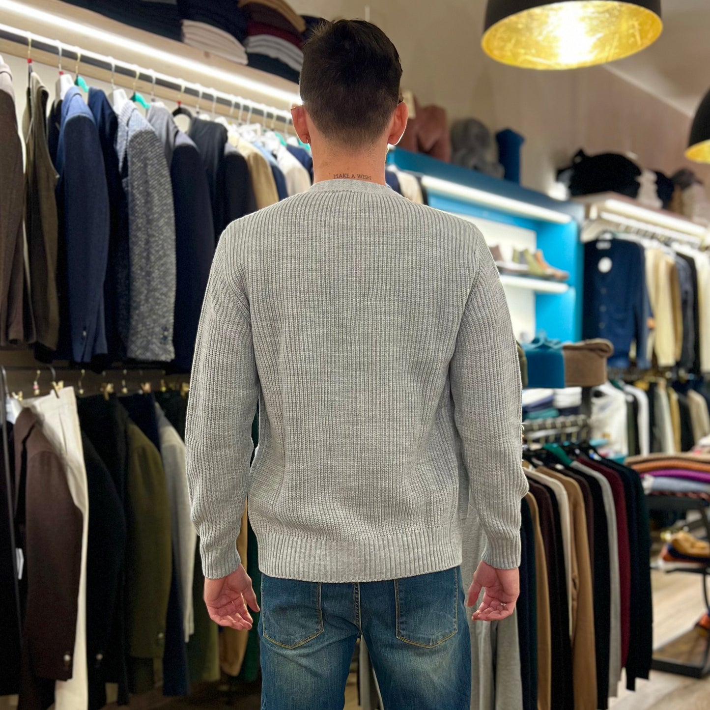 RICHARD – cardigan in maglia sartoriale