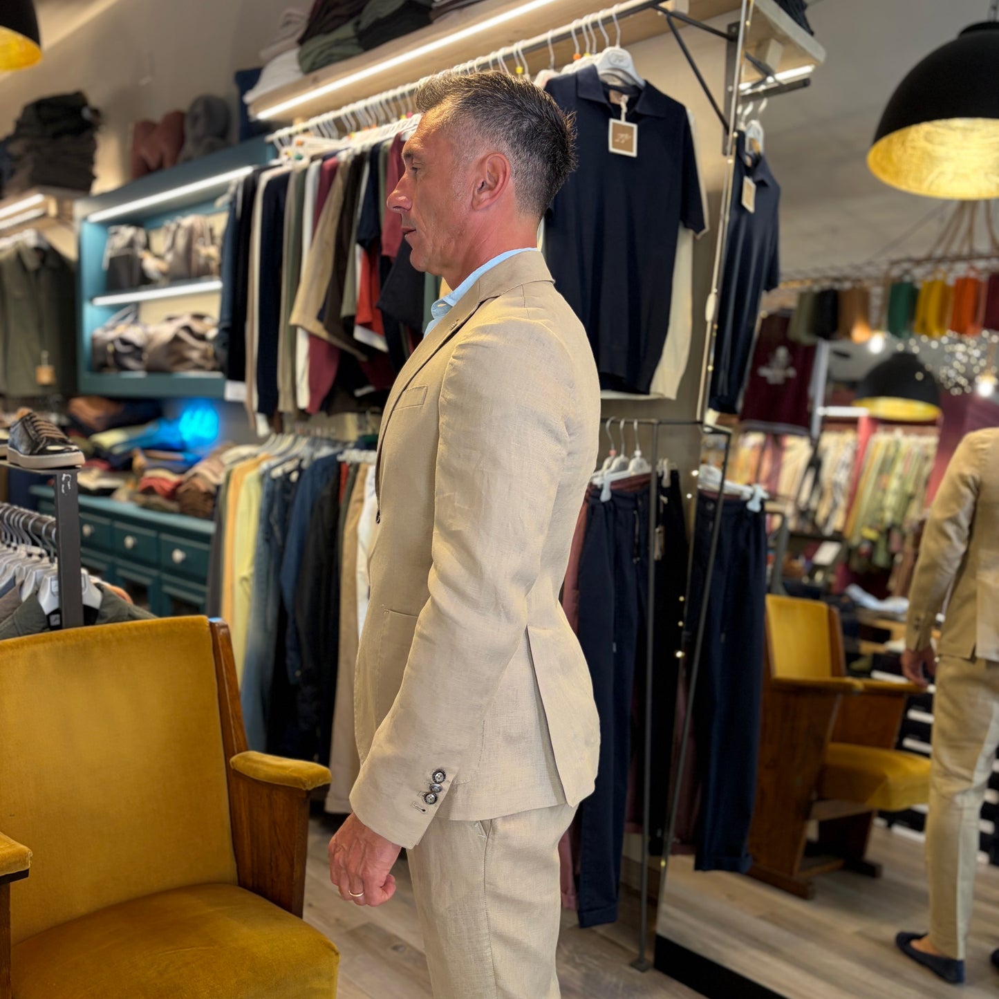MOU - giacca lino sartoriale