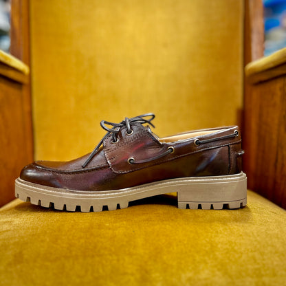 BOBBY - barchetta pelle carroarmato