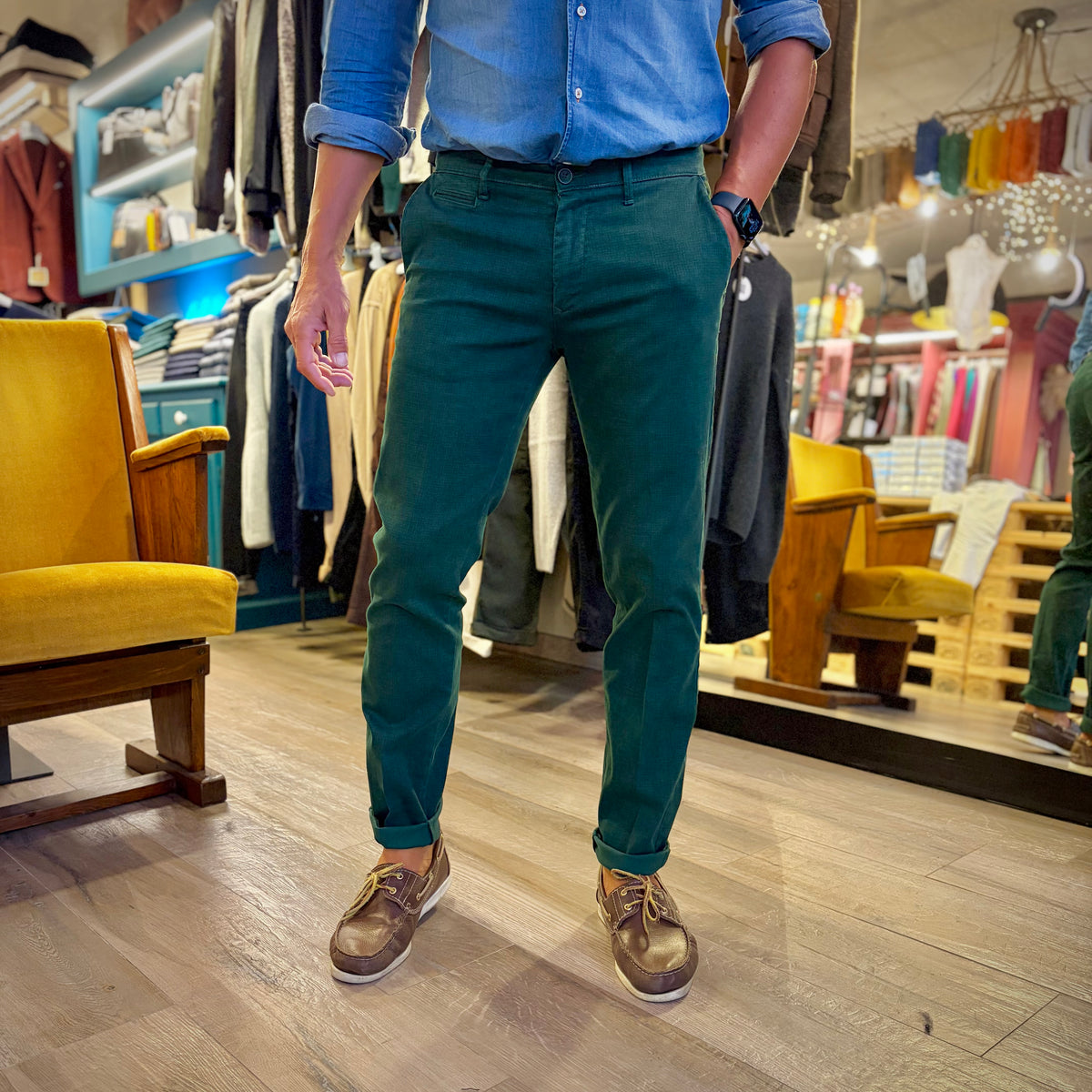 GRAZIANI – pantalone chino sartoriale