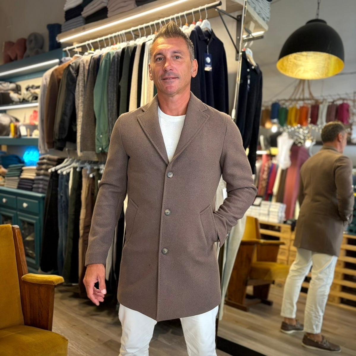 VIALLI  – cappotto lana sartoriale