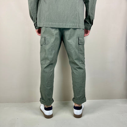 KLOPP – pantalone stone cargo sartoriale loose fit