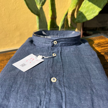 MOU KOREANA - camicia lino sartoriale koreana