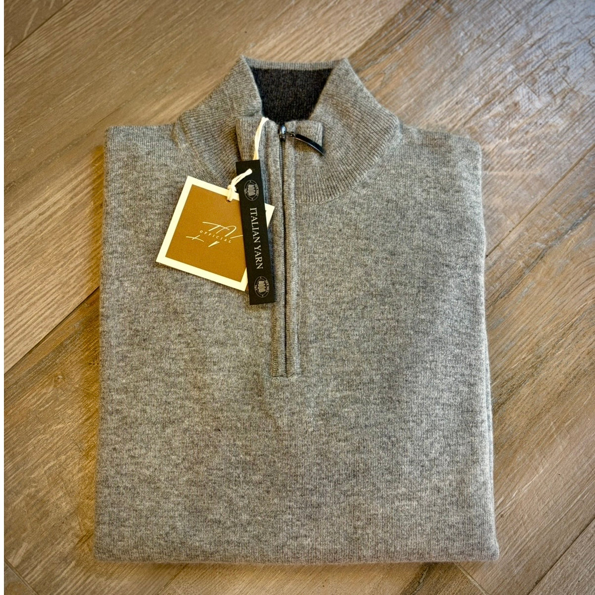 MANCINI ZIP  – maglione cashmere sartoriale