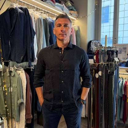 MOU - camicia lino sartoriale