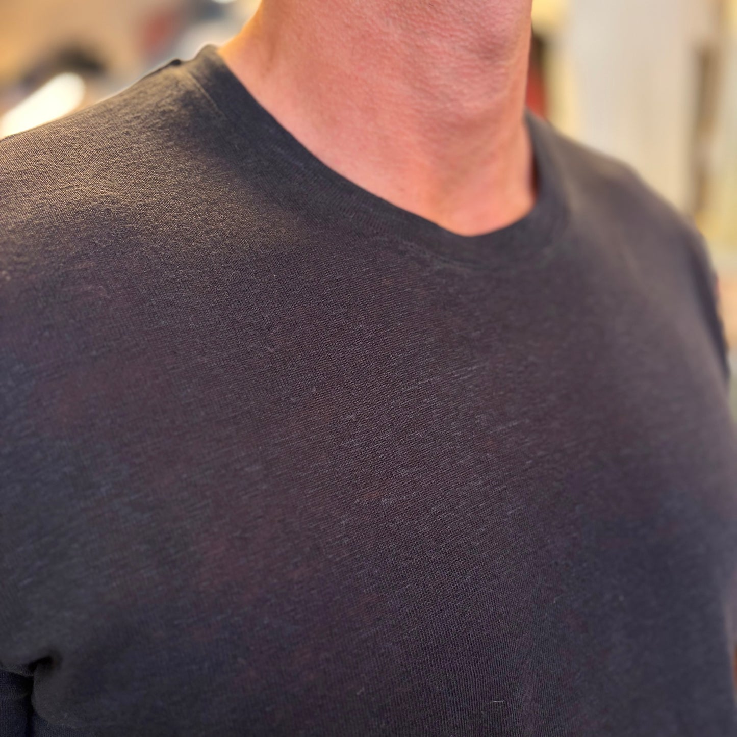 MOU - t-shirt lino sartoriale