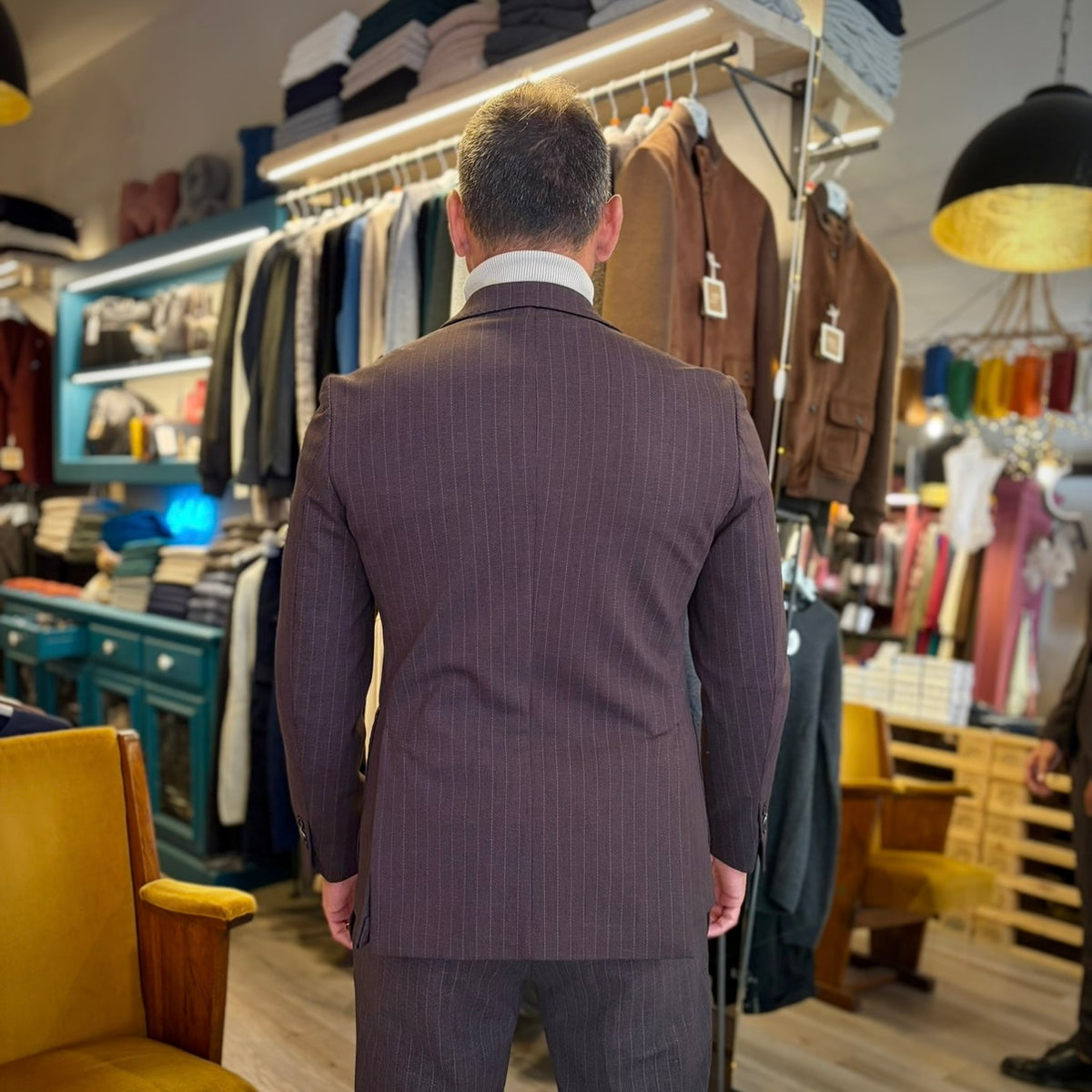 JENNA – giacca gessata sartoriale