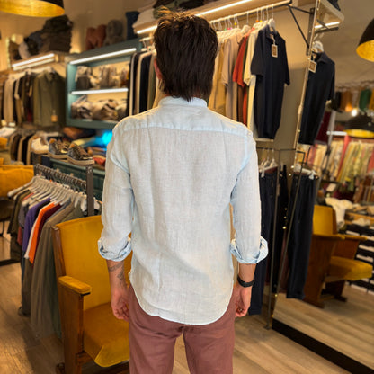 MOU KOREANA - camicia lino sartoriale koreana