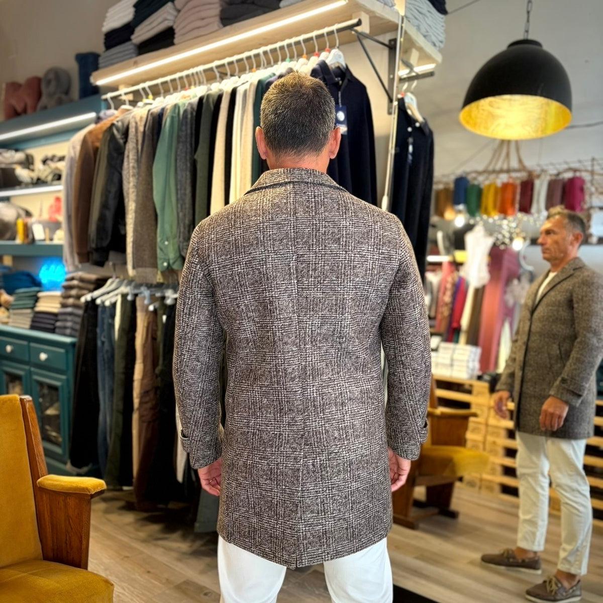 HENRY – cappotto dettagliato lana sartoriale