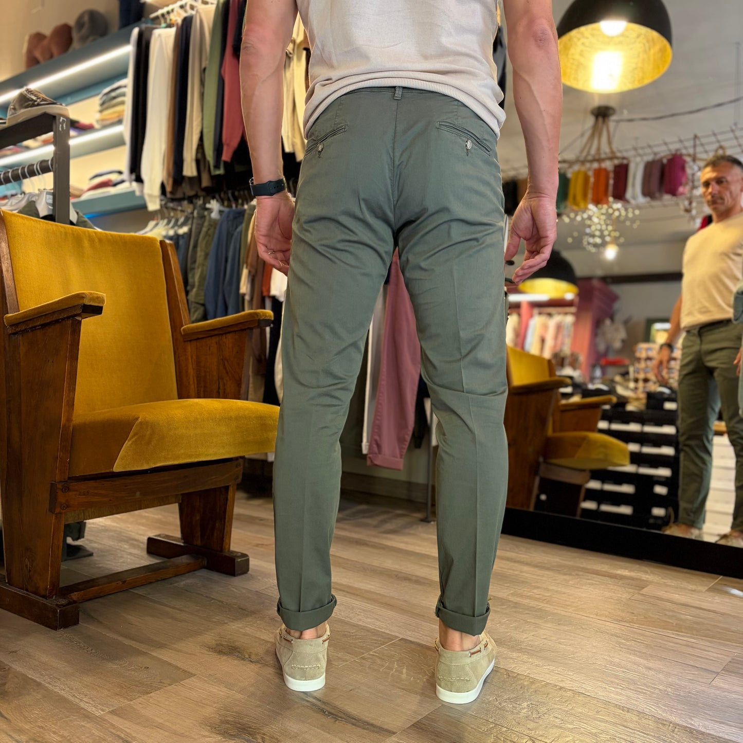 BALDINO – pantalone chino leggero sartoriale