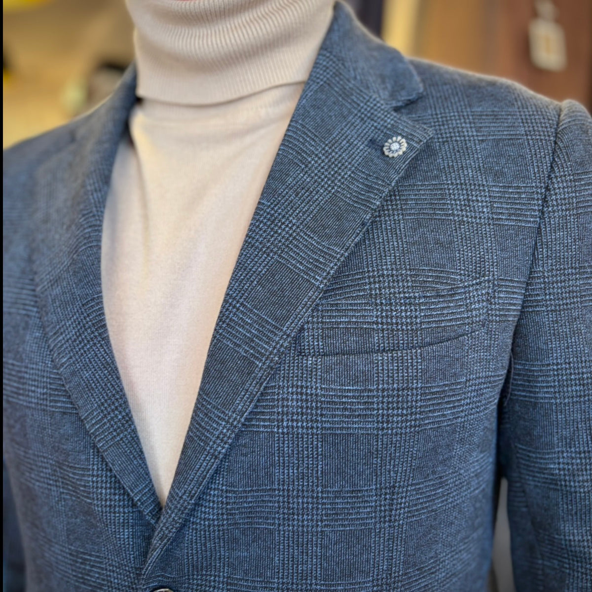 EDWARD – giacca tartan sartoriale