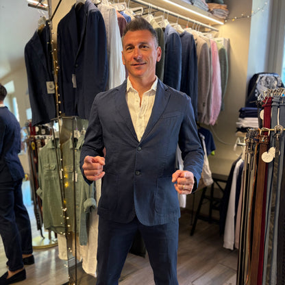 MIKE - giacca misto lino sartoriale
