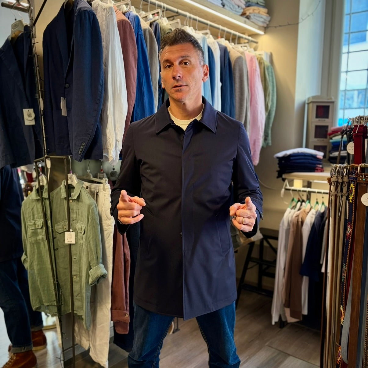 REDONDO LIGHT – trench sartoriale leggero