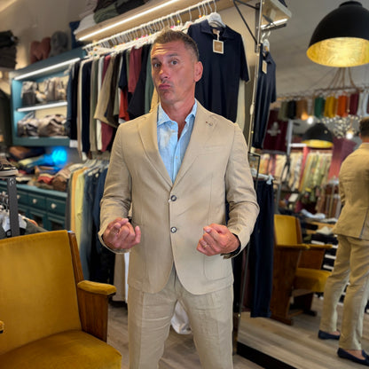 MOU - giacca lino sartoriale