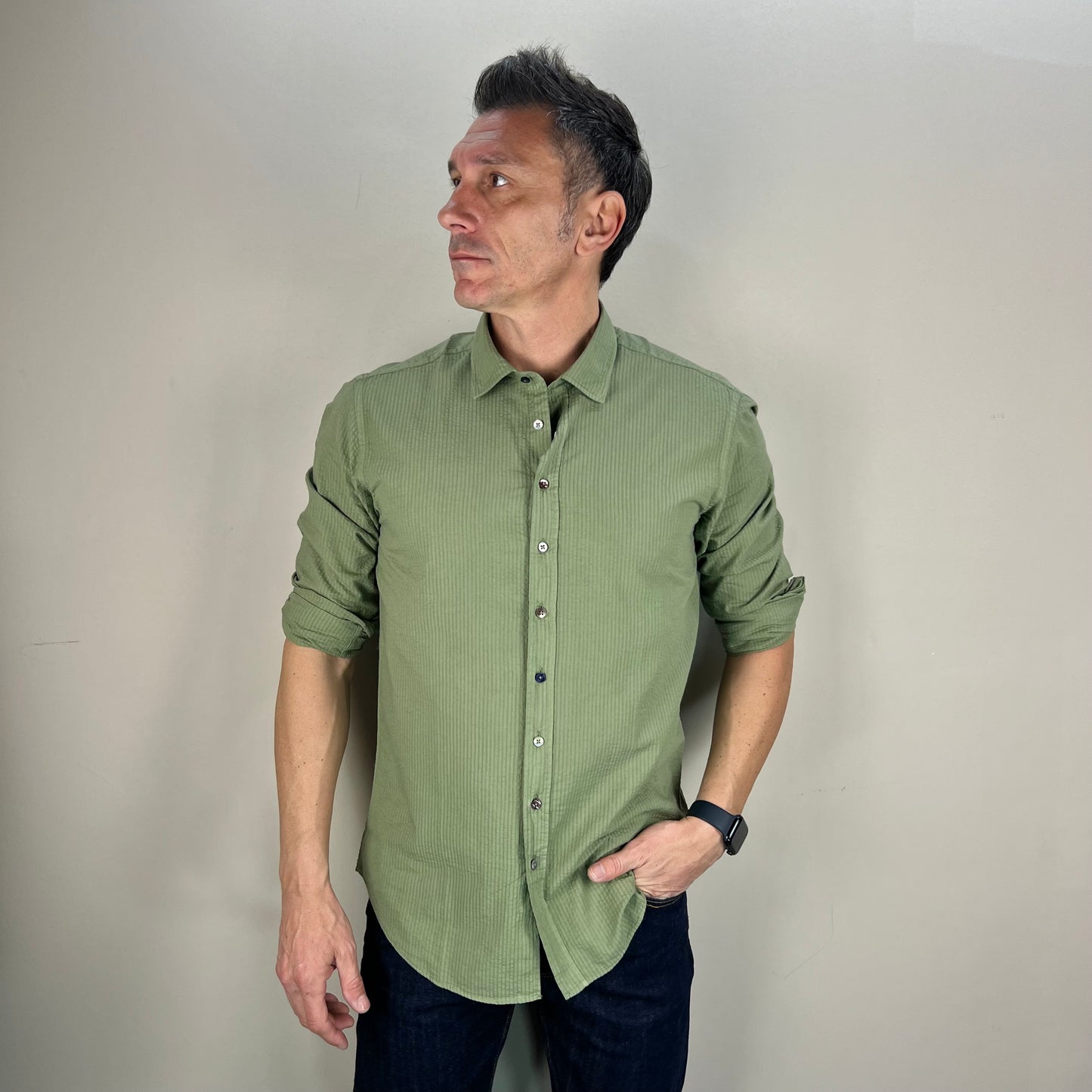 RAÚL – camicia sartoriale dettagliata