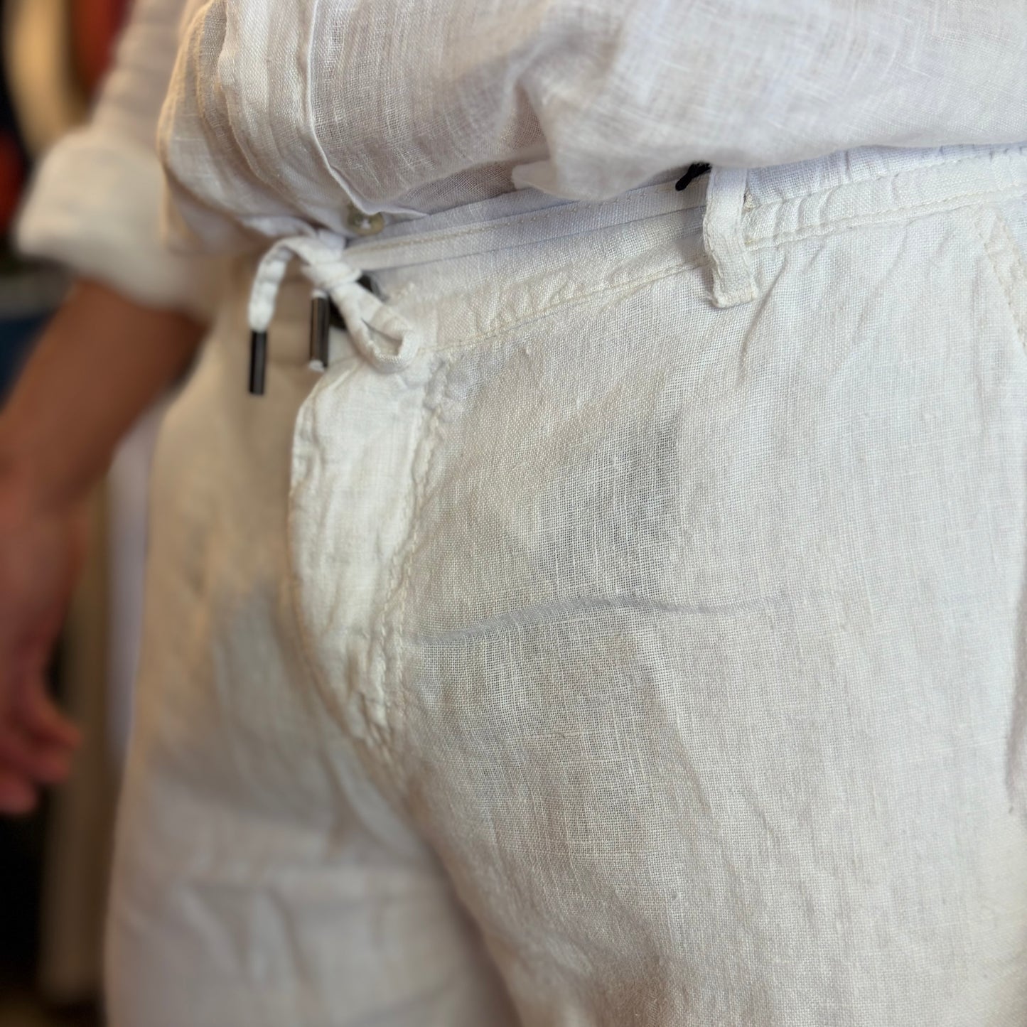 DINHO - pantalaccio lino sartoriale