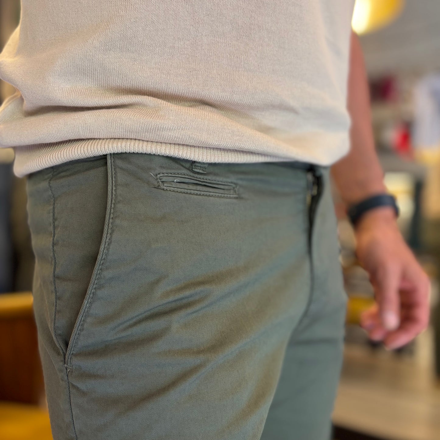 BALDINO – pantalone chino leggero sartoriale
