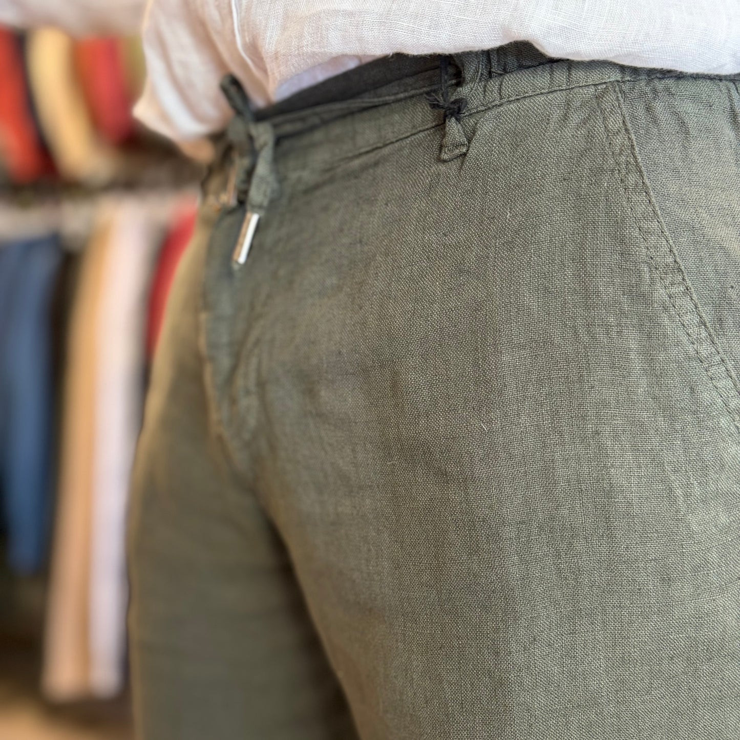 DINHO - pantalaccio lino sartoriale