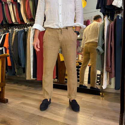 DINHO - pantalaccio lino sartoriale