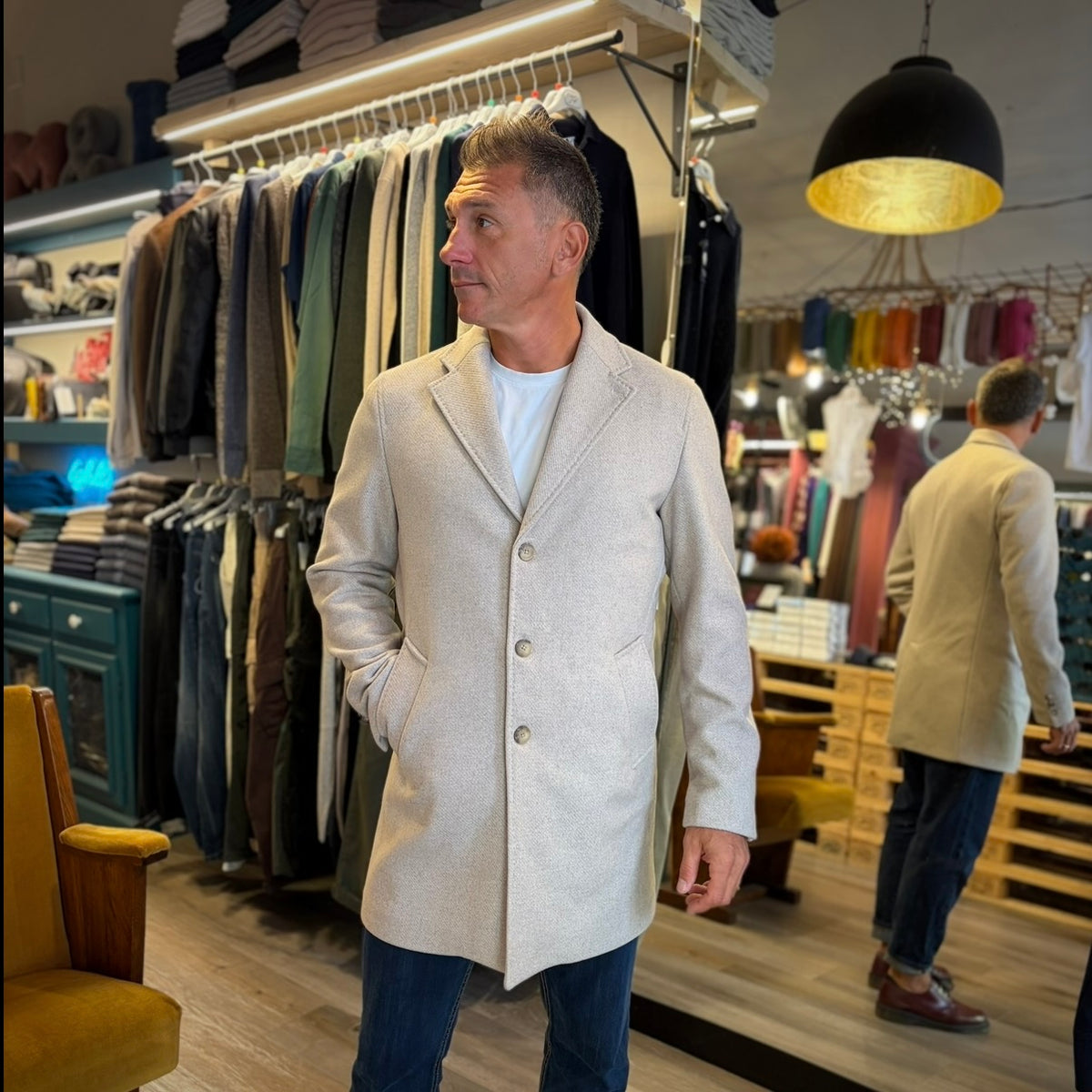 VIALLI  – cappotto lana sartoriale